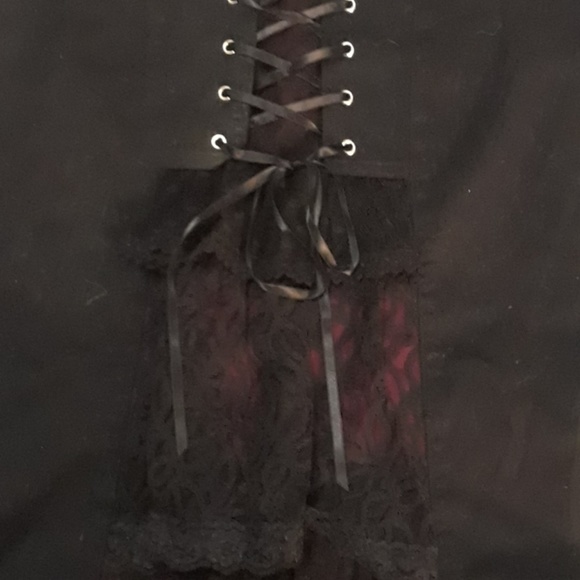 Tripp corset skirt lace bustle goth pencil pin up - Picture 4 of 6